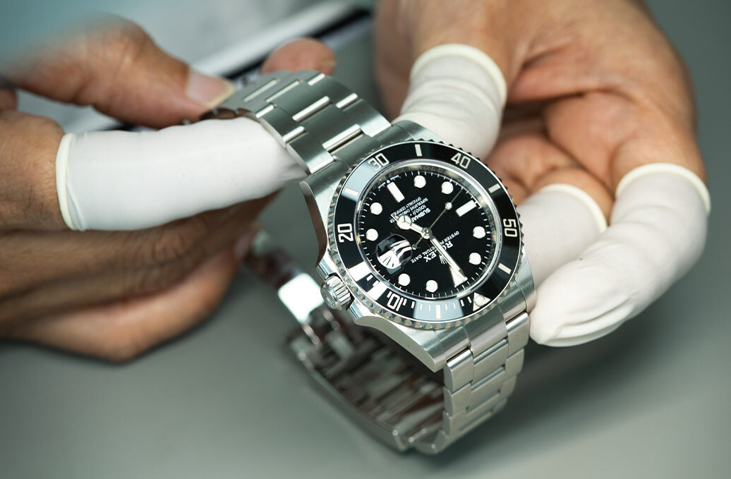 Luxury watch servicing