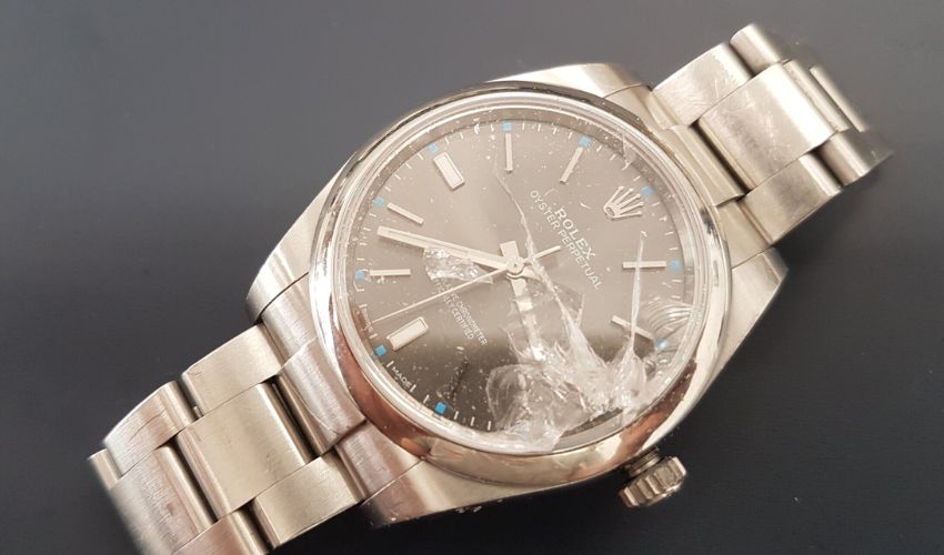 Rolex watch glass replacement sale