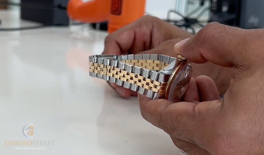 rolex bracelet restoration