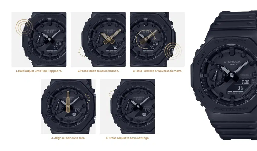 How to Align Analog Hands With Digital Time (H.SET)