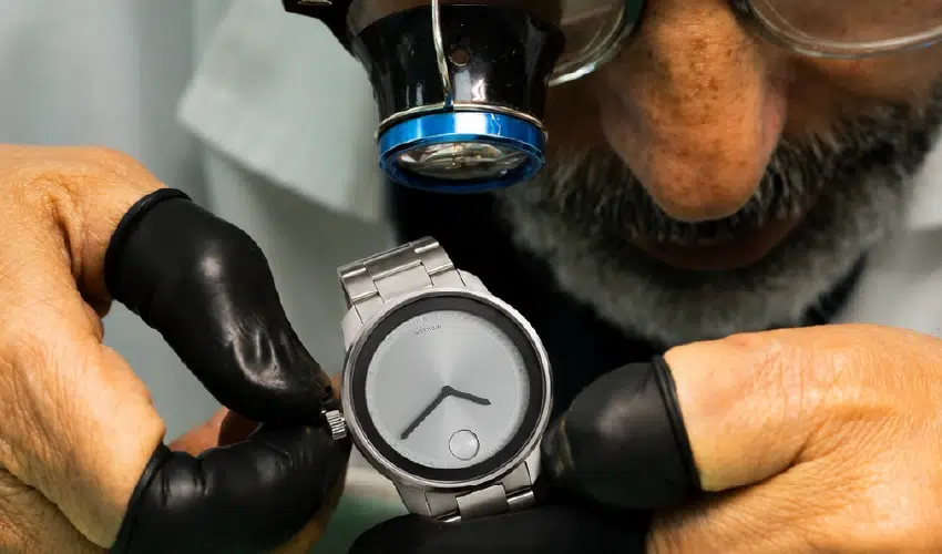 Movado Watch Battery Replacement step 10: Set the time and test